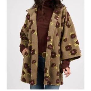 Ivy Jane Floral Jacket S Romantic Goth Cottagecore Retro Boho Open Front Coat